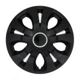 Колпаки R15 на колеса JESTIC TOP RING BLACK машину, диски, авто (комплект 4 шт)