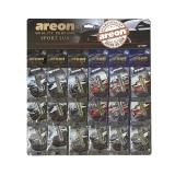 Ароматизатор в машину Areon SPORT LUX LIQUID MIX пахучка, освежитель воздуха в авто (планшетка 5 мл 18 шт)