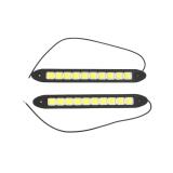 Ходовые огни LED COB "chips" (40 pcs) резиновый корпус (размер 260/37/10 мм.)