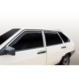 Ветровики 2109, 099, 2114, 15 "AZARD" (вставные) (к-т 4 шт)