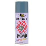 Краска акриловая Bosny №58 аэрозольная в баллончике, серая RAL 7009 400 мл