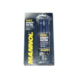 Клей эпоксидный "MANNOL" Epoxy-Metall 30 г. (шприц)