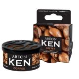 Ароматизатор в машину Areon KEN Coffee пахучка, освежитель воздуха в авто