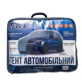 Тент автом. Catton/серый c подкладкой (джип/минивэн) (425х182,5х143) "VitОl" (сумка)