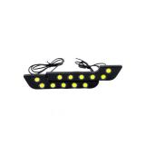 Ходовые огни LED"лазер" (к-т 2 шт) (Г-образные, 6 SMD)
