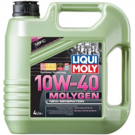 Масло моторное Liqui Moly Molygen 10W-40 с Молигеном для дизеля, бензиновых двигателей 4 л - 1