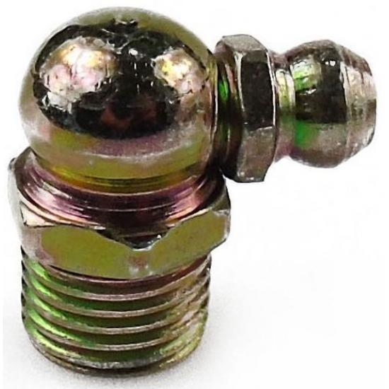 Масленка (тавотница) М10 (угловая 90°, желтый цинк) (к-т 100 шт) - 1