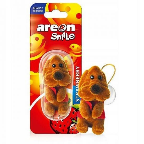 Ароматизатор в машину Areon SMILE TOYS Strawberry (Клубника, собака) - 1