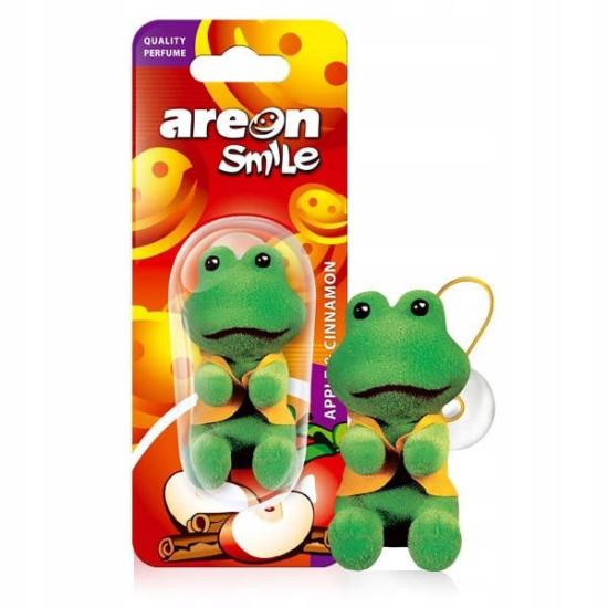 Ароматизатор в машину Areon SMILE TOYS Apple Cinnamon (Яблоко-корица, лягушка) - 1