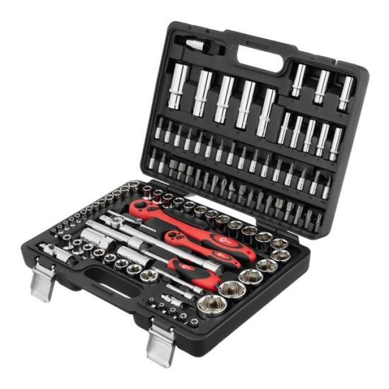 Набор инструмента профессиональный "INTERTOOL" 108 PCS 1/2"&1/4" DR  (чемодан) - 1