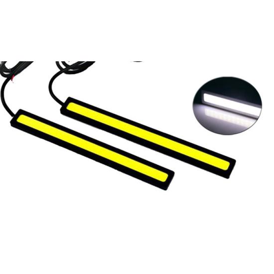 Ходовые огни LED DRL-COB-14 см. White (деш. корпус черного цвета) - 1