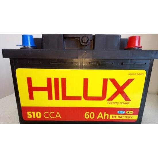 АКБ "HILUX" 12V 60 Ah 510 A (EN) (EURO -/+) (242х175х190) - 1