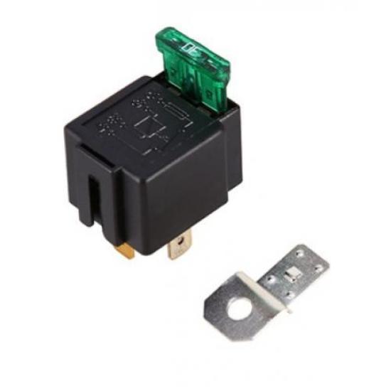Реле в блок упрaвл. 4-х конт. с ушком 12 V 30 A с предохранителем - 1