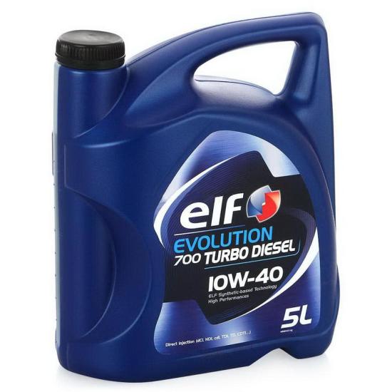 Масло моторное "ELF" 10w40 Evolution 700 Turbo Diesel 5 л. - 1