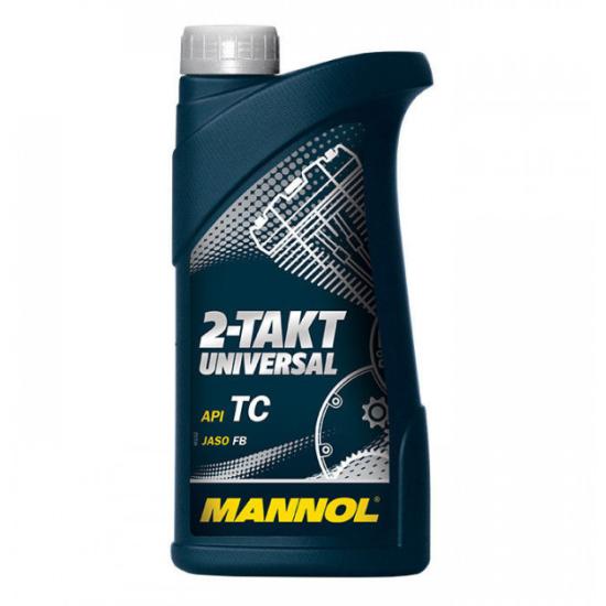 Масло моторное "MANNOL" Moto 2-Takt Universal TC-W 1 л. - 1