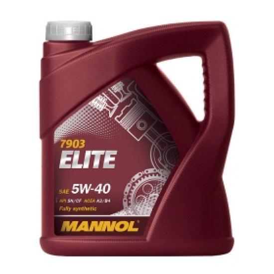 Масло моторное "MANNOL"  5w40 Elite SL/CF/Synthetic 4 л. - 1