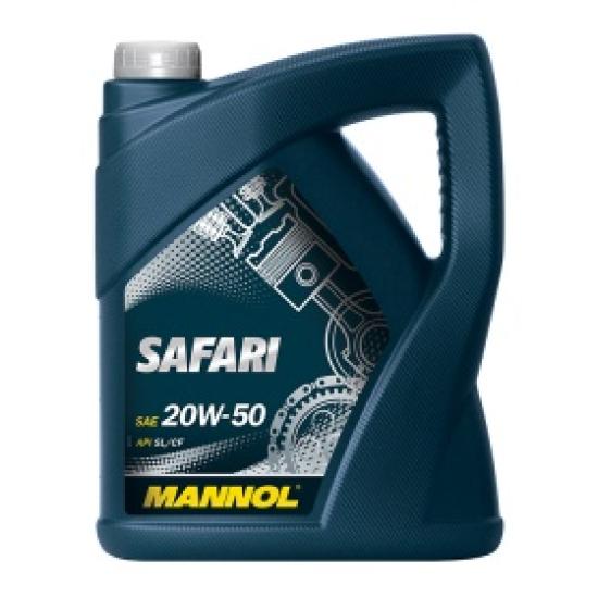 Масло моторное "MANNOL" 20w50 Safari Mineral 5 л. - 1