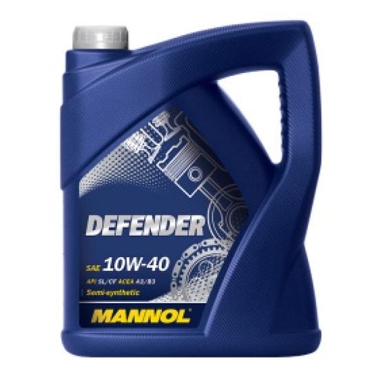 Масло моторное "MANNOL" 10w40 StahlSynt Defender SL/CF/Teils 5 л. - 1