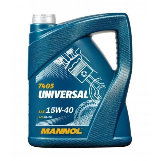 Масло моторное "MANNOL" 15w40 Universal SF/CD/Mineral 5 л. - 1
