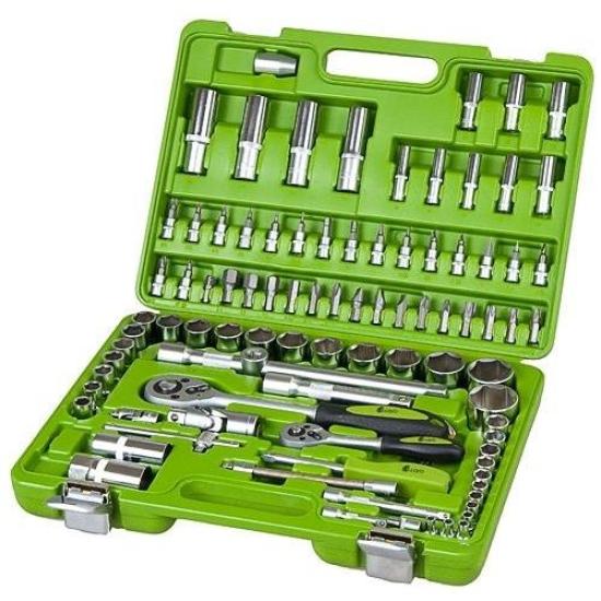 Набор инструмента "Alloid"  94 PCS 1/2"&1/4" DR  (чемодан) - 1